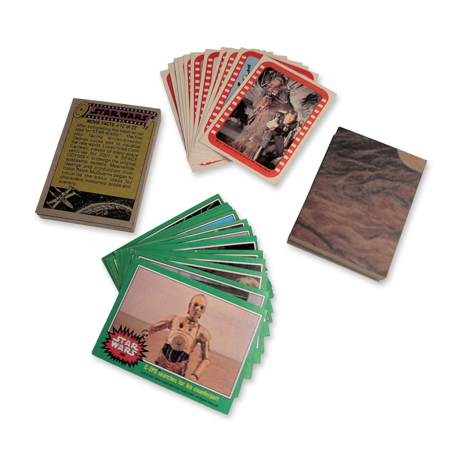 Collection of 1977 Star Wars Trading Cards (1 of 3)