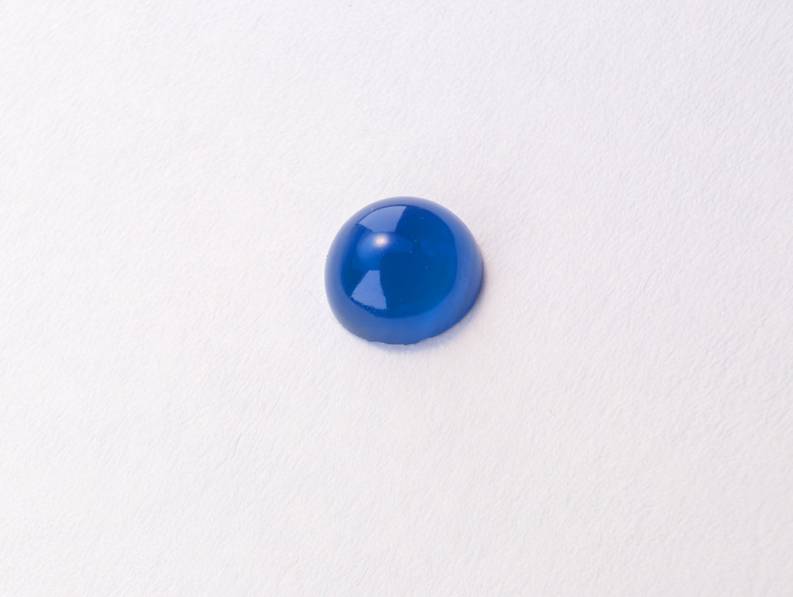 Blue Round Cabochon Gemstone - 3