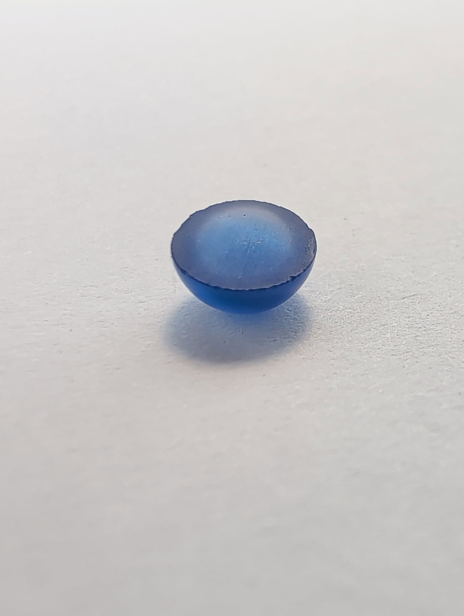 Blue Round Cabochon Gemstone - 4