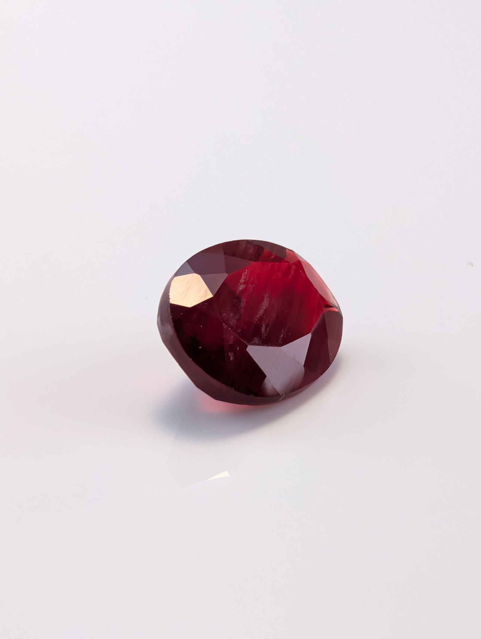 Oval Faceted Deep Stone - 2