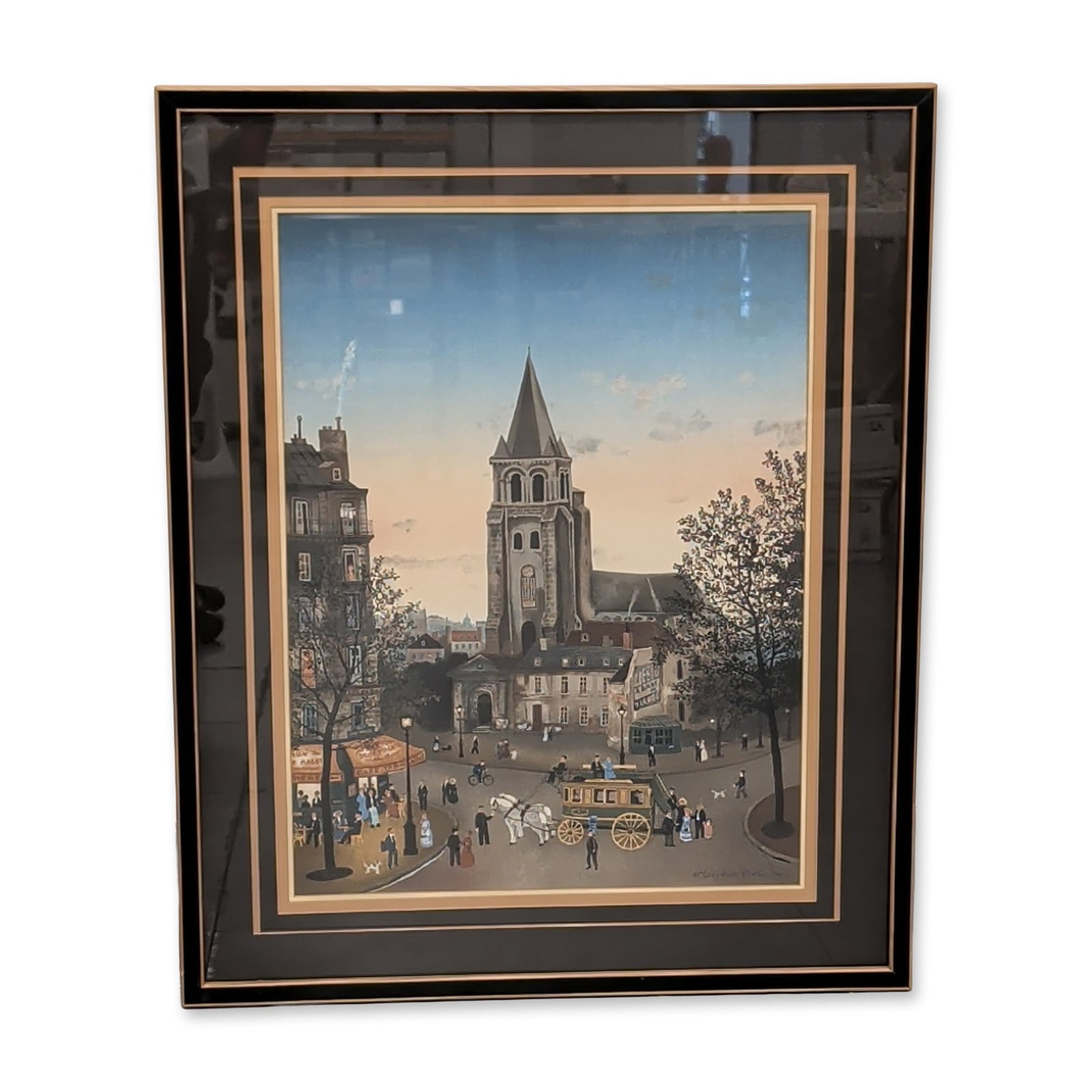 Michel Delacroix (French, b. 1933), St. Germain Des Pres Framed Print (1 of 5)