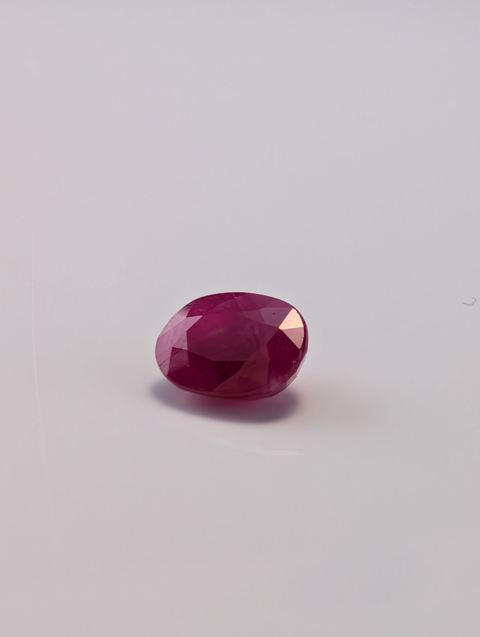 Oval Mixed Cut Pinkish Red Loose Ruby Gemstone - 2