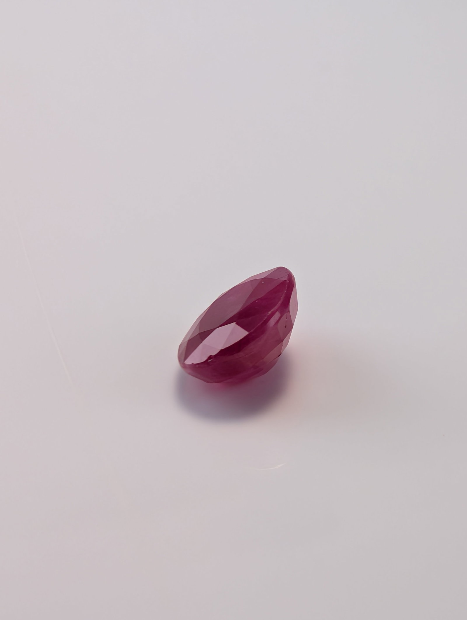 Oval Mixed Cut Pinkish Red Loose Ruby Gemstone - 3