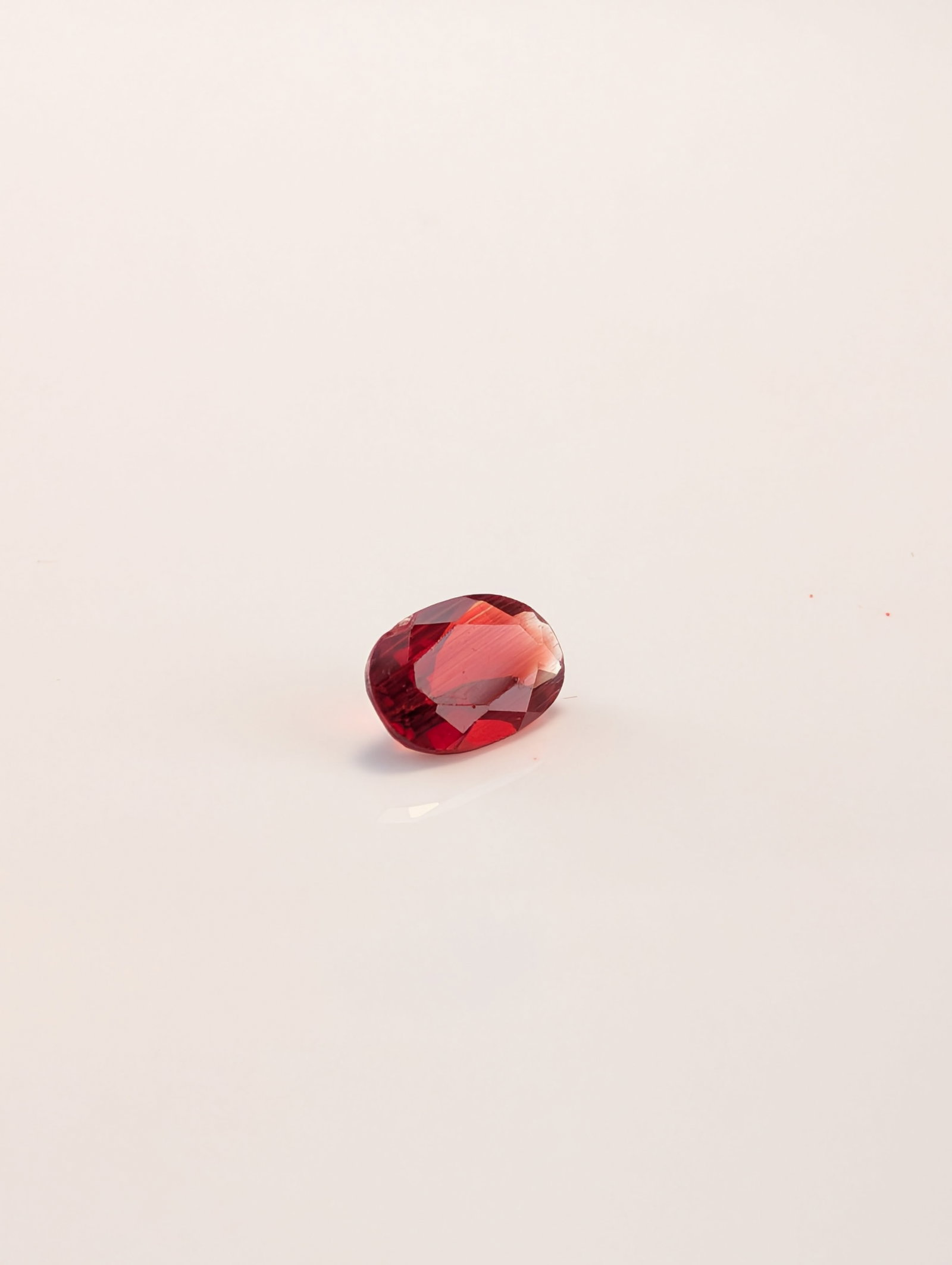 Oval Mixed Cut Red Stone - 2