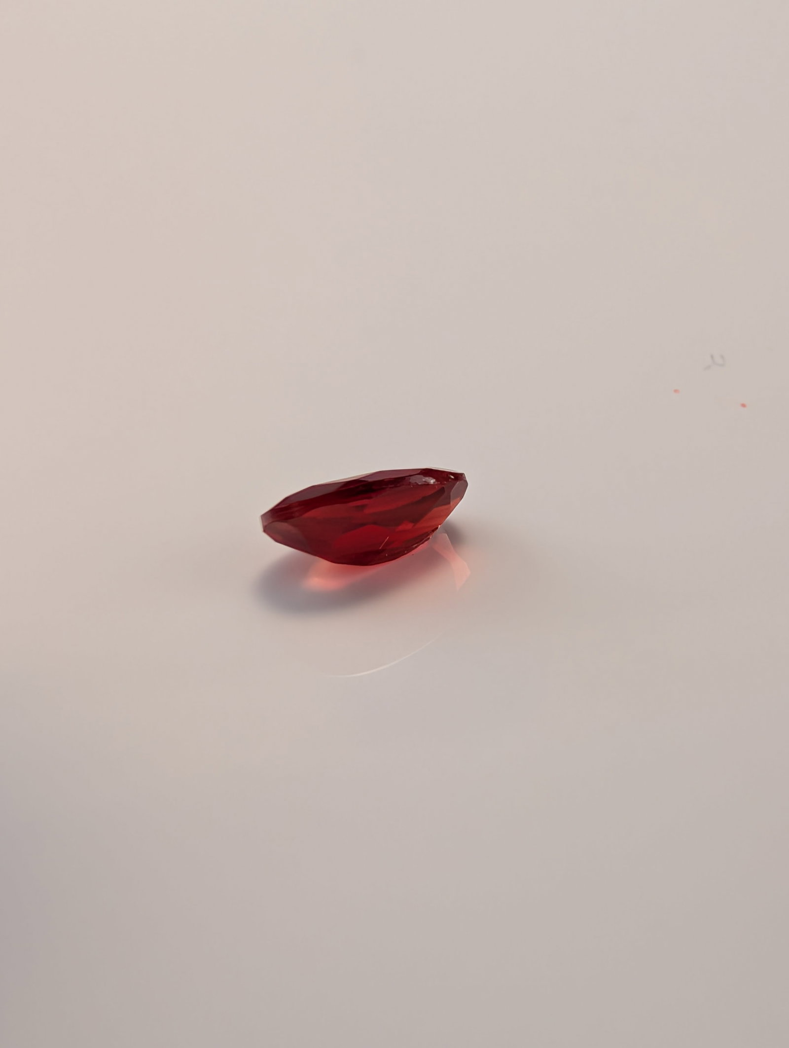 Oval Mixed Cut Red Stone - 4