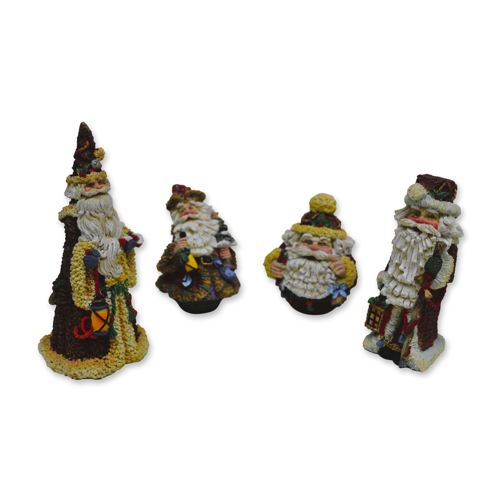 4Pc Possible Dreams Retired Crinkle Claus Collection Figurines, 1994-95 (1 of 5)