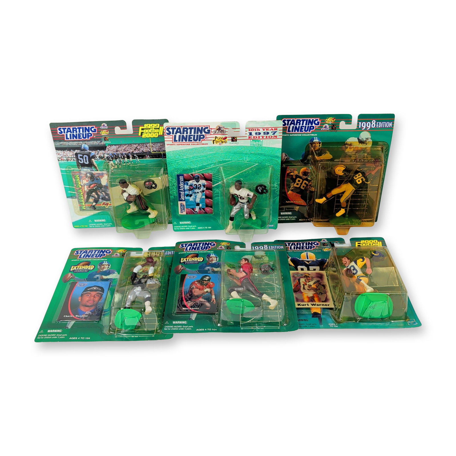 6pc Kenner Starting Lineup NFL Action Figure Collection (1 of 8)