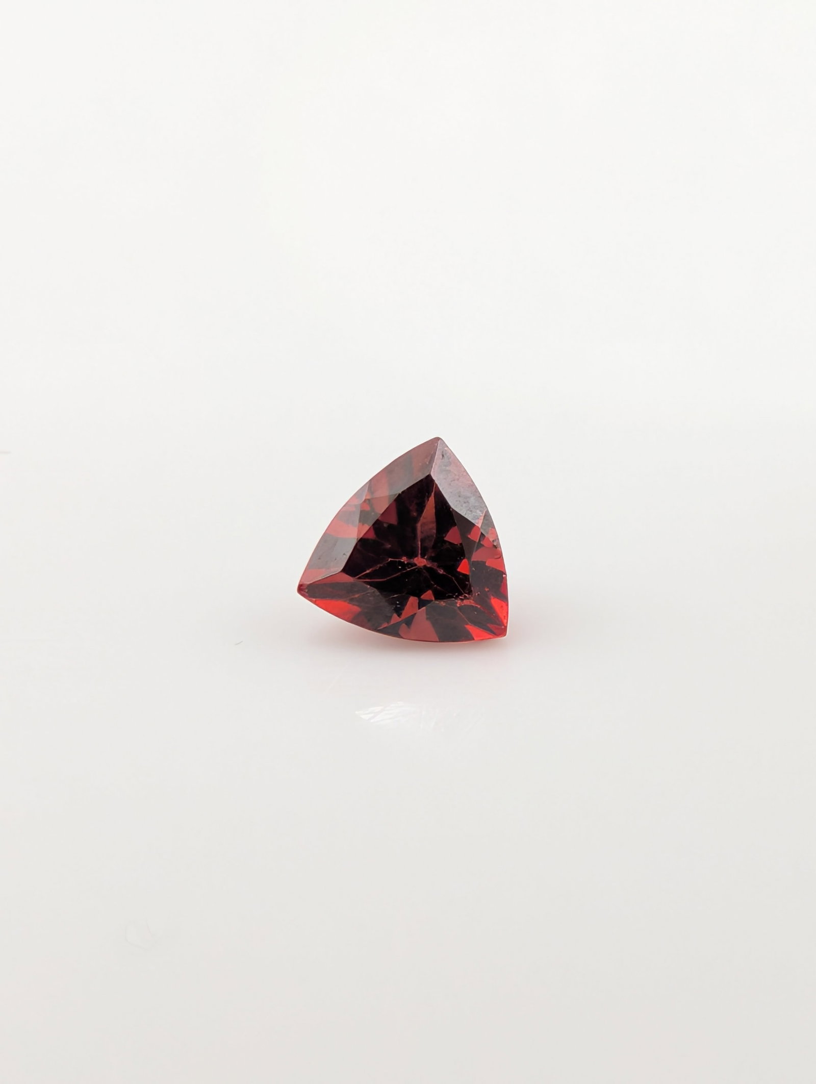 Trillion Cut Red Garnet - 4