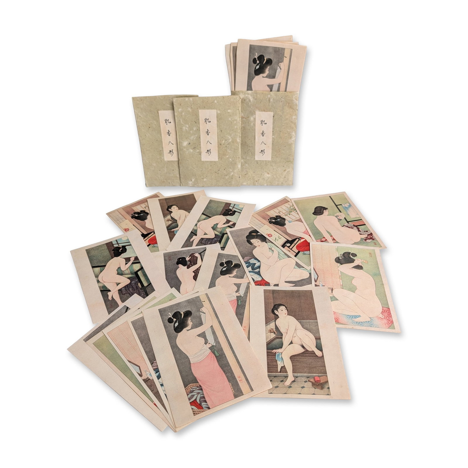 Japanese Hada Ka Hachi Gata Erotic Prints (1 of 5)
