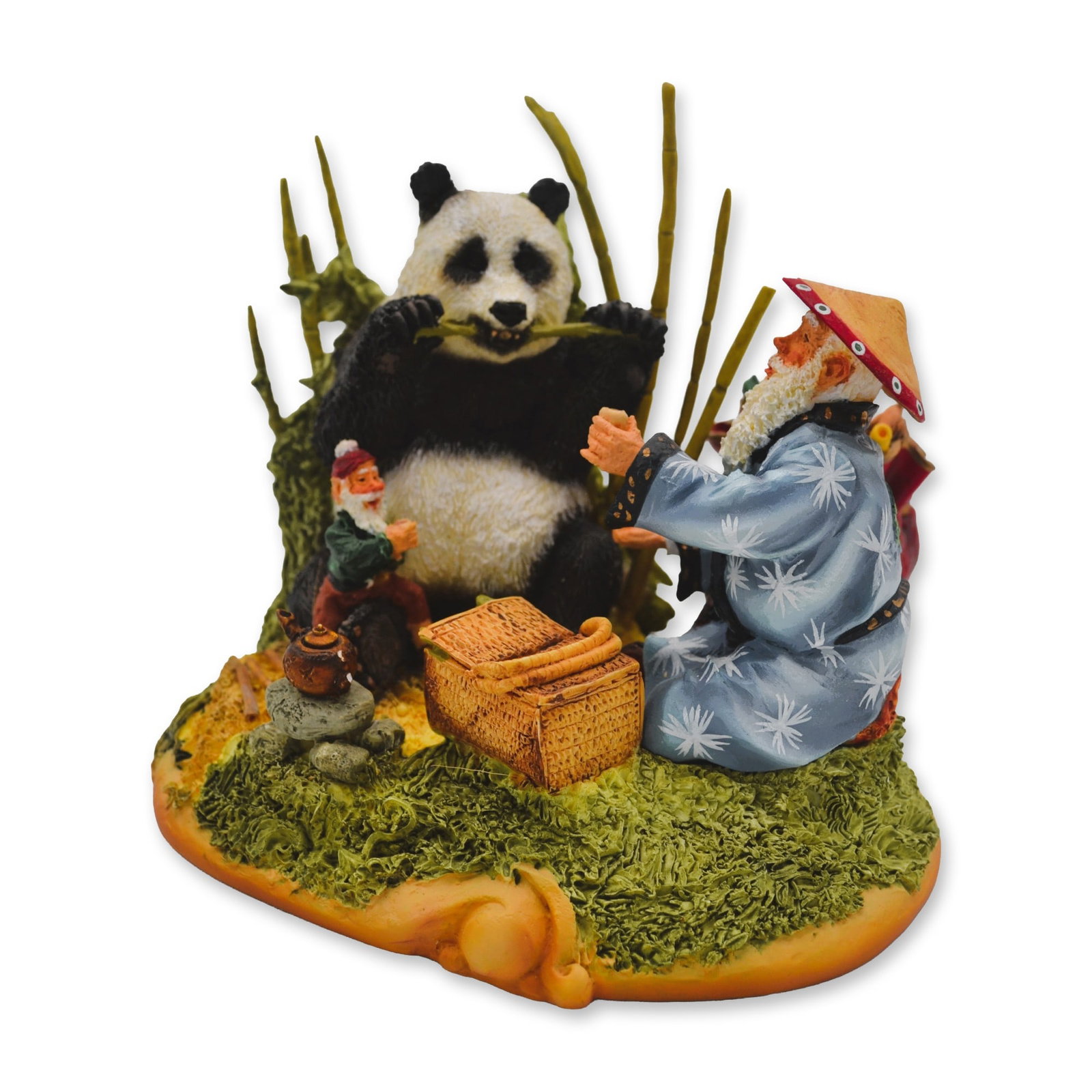 Maruri USA LE Santa's World Travels "Tea Time" Sculpture, 1998 (1 of 4)