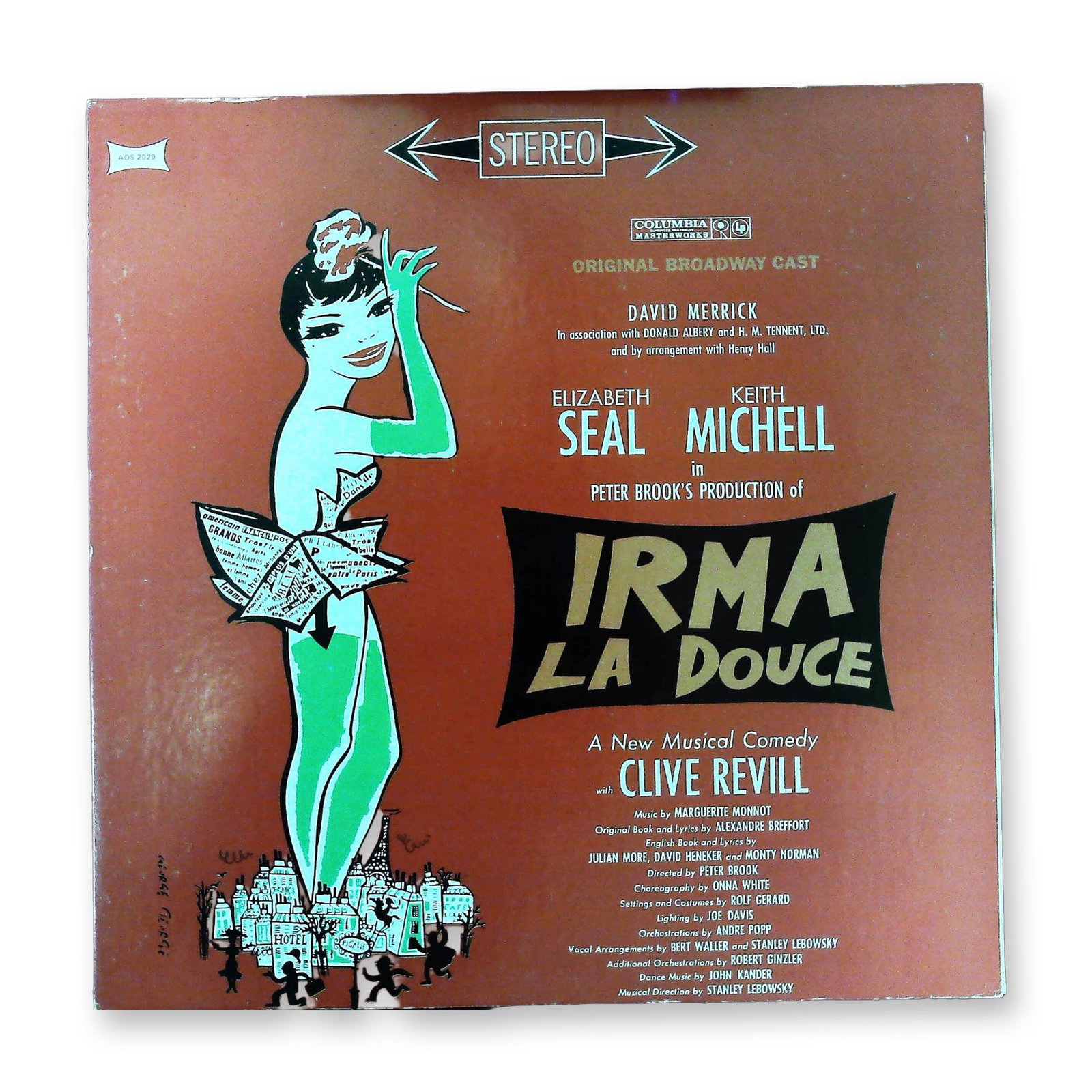 Original Broadway Cast. Irma La Douce. Columbia Masterworks/CSP, c. 1970. Collector's Series. (1 of 3)