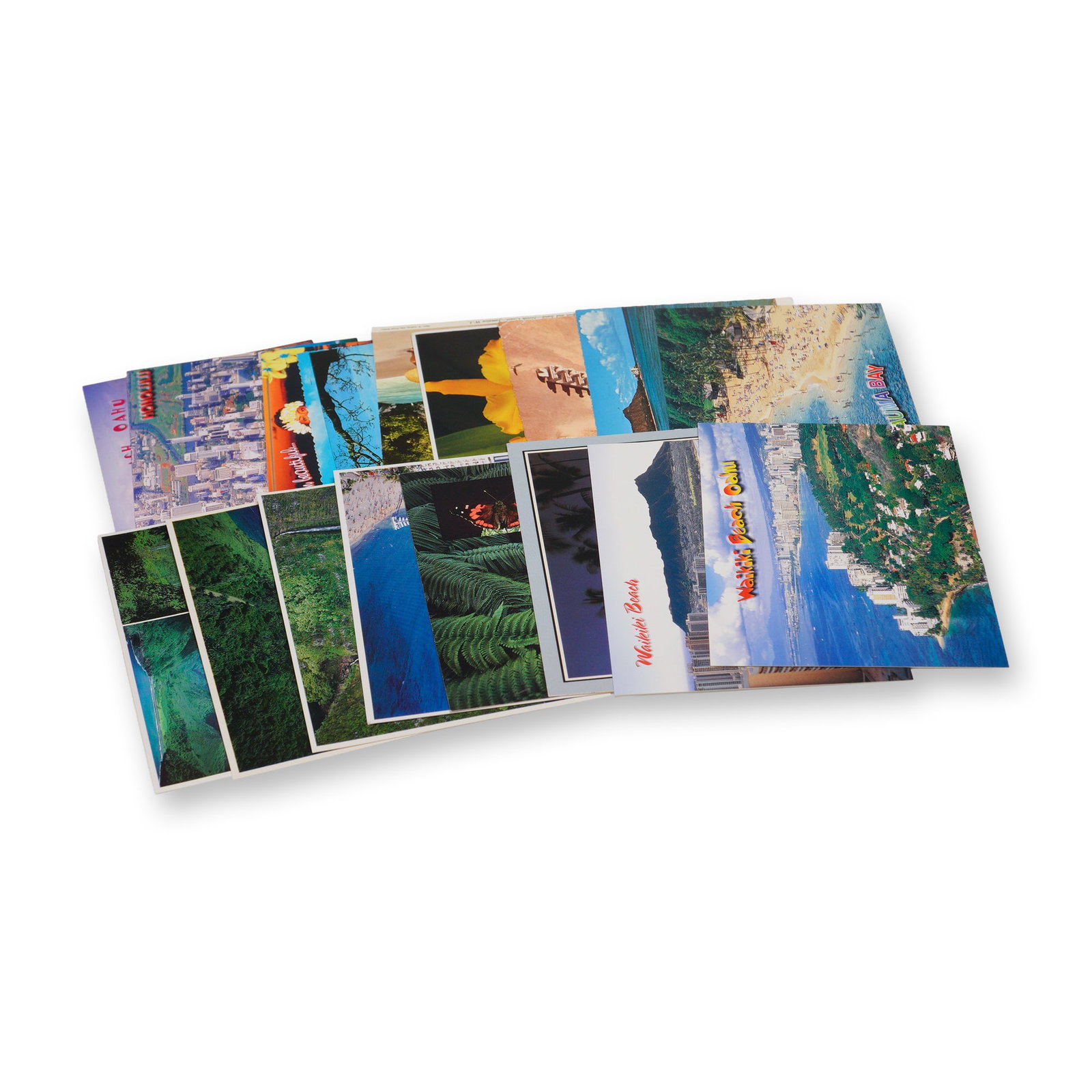15pc Vintage Postcards, Hawaii Scenic and City Views (1 of 5)