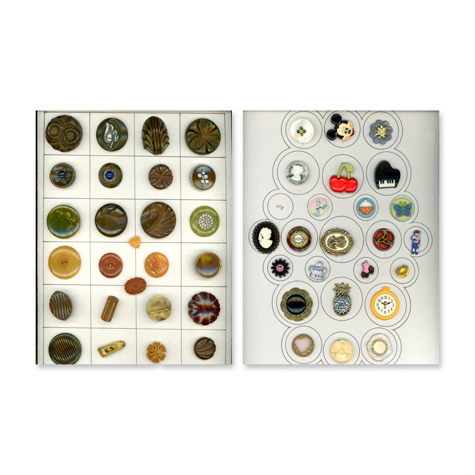 A LOT OF DIVISION THREE PLASTIC BUTTONS (1 of 3)