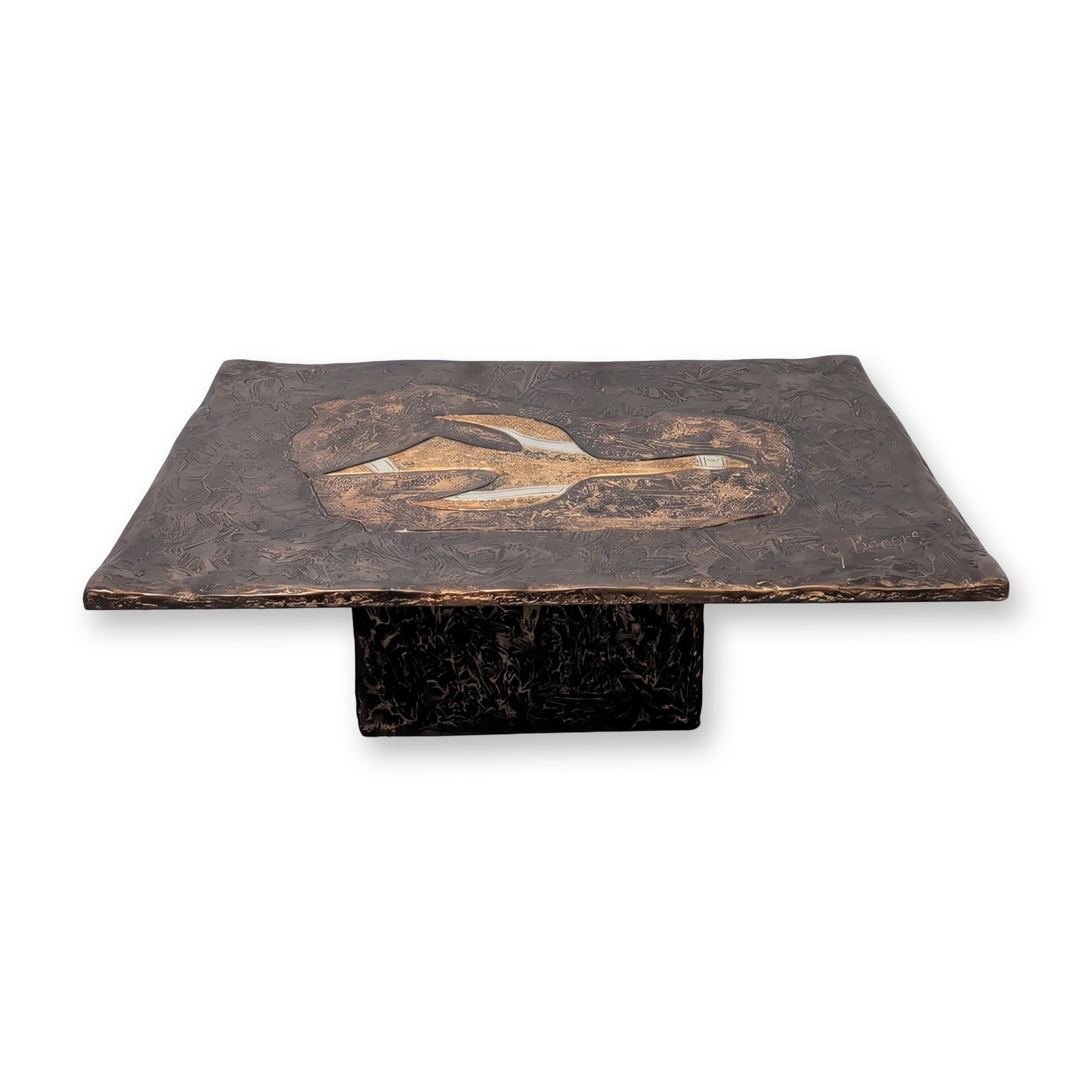 Georges Braque (French, 1882-1963), Art Sculptural Panel and Conversational Art Table, Tithonos, (1 of 11)