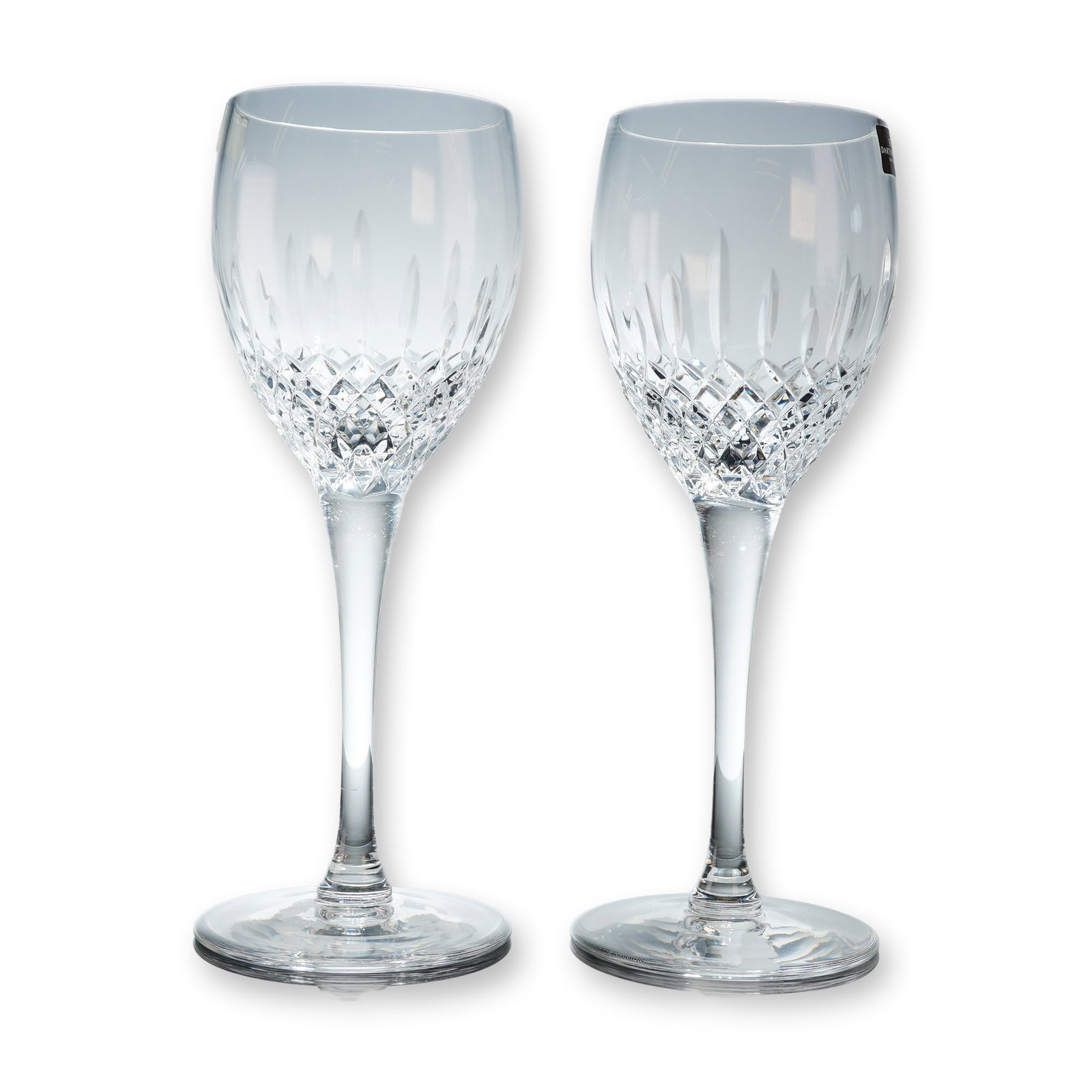 Pair of Dartington Crystal Water Goblets, Coventry (1 of 5)