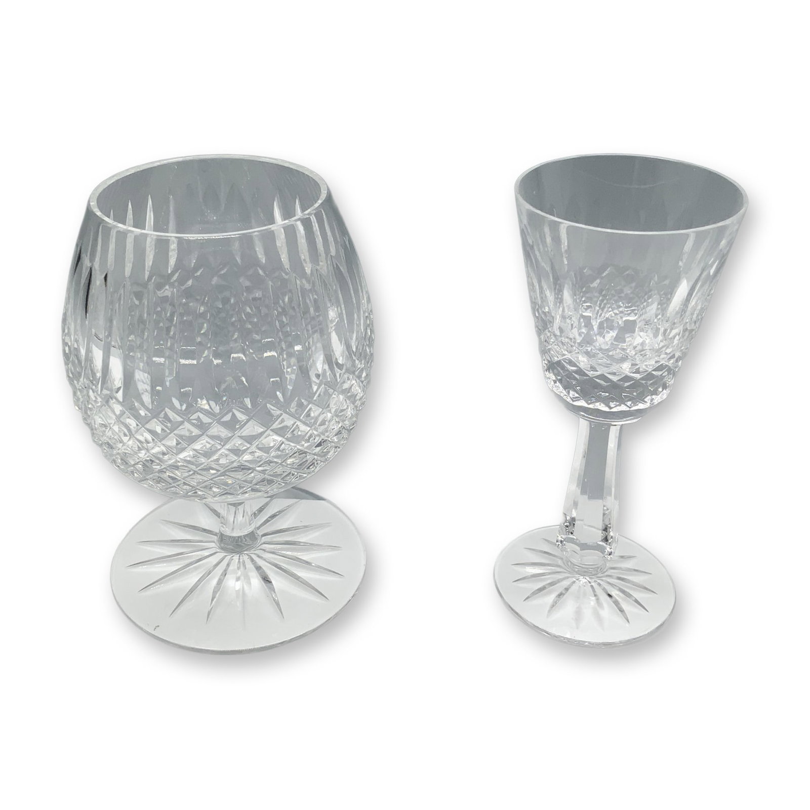 Pair of Varied Crystal Drinkware (1 of 4)