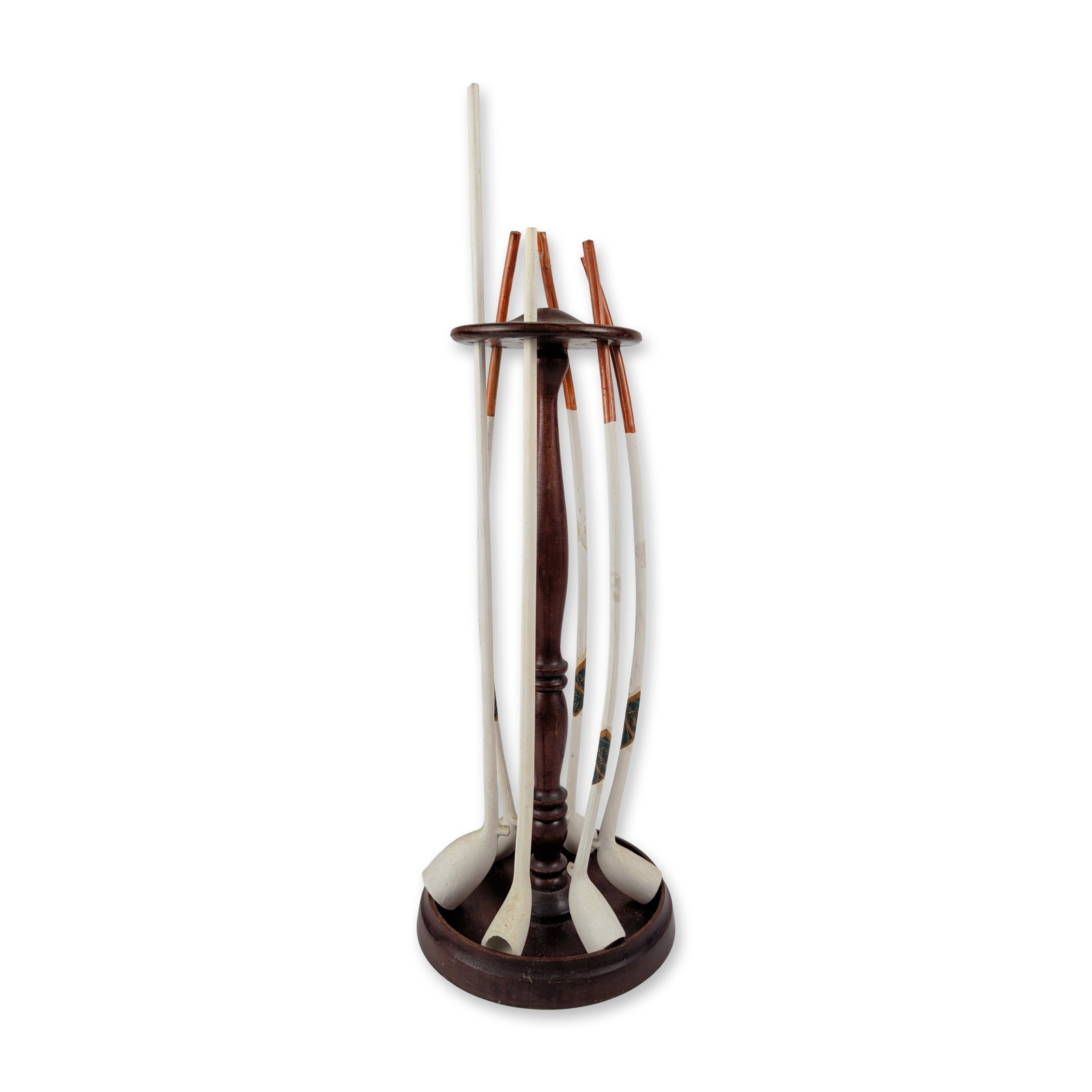 7pc Dutch Clay PJ Van Der Wanta Zenith Tavern Pipes with Stand (1 of 5)