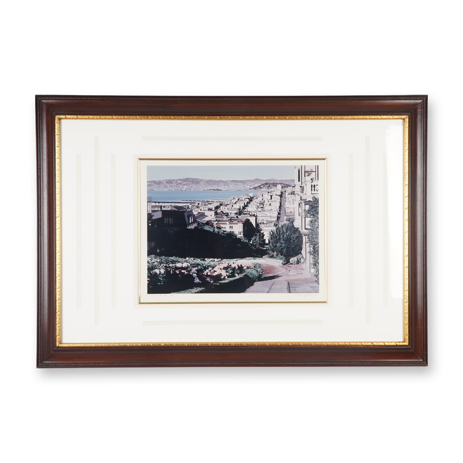 Limited Edition Color Print on Paper, Lombard Street, Signed (1 of 6)
