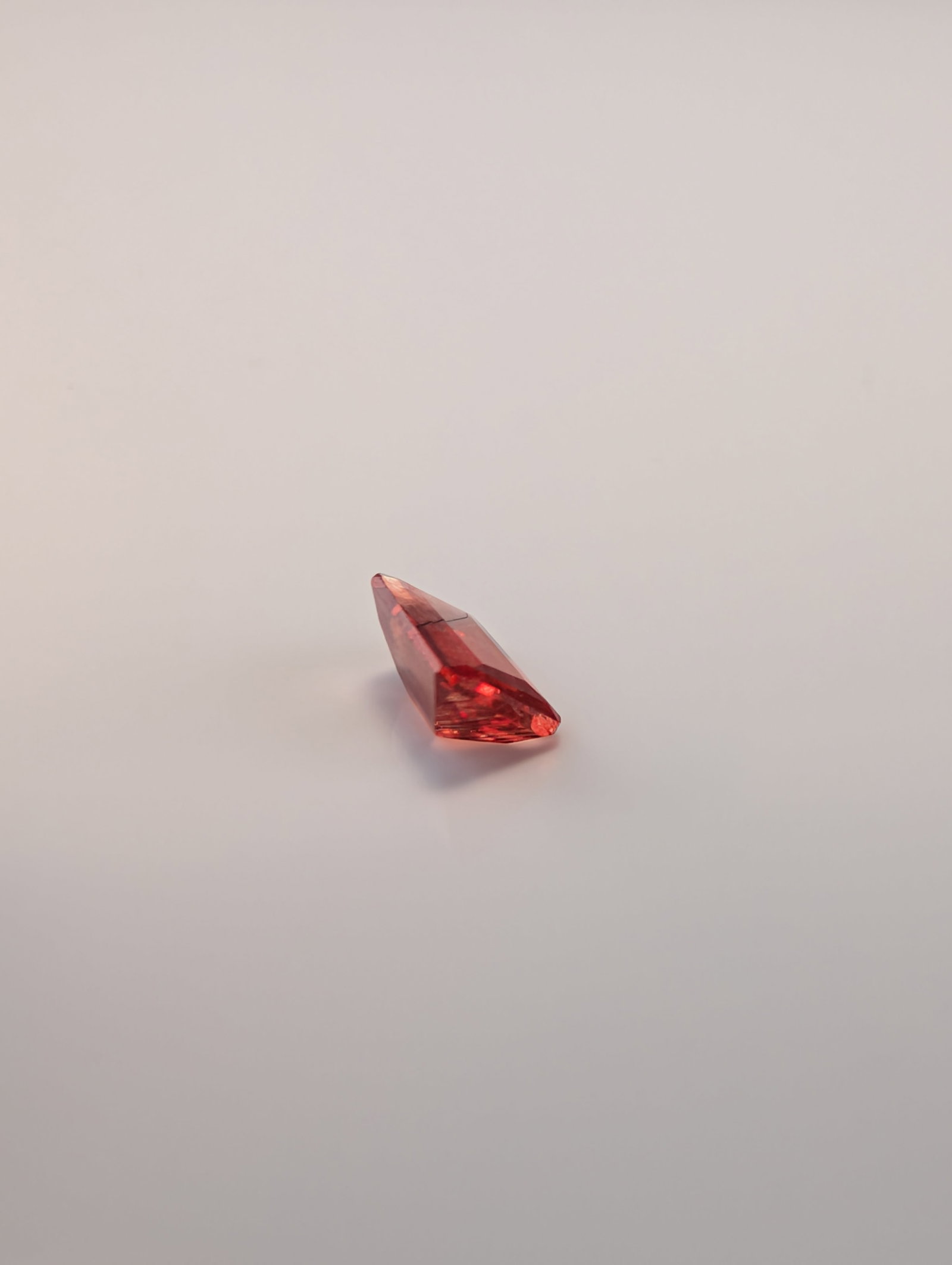 Oregon Sunstone Rectangular Emerald Cut Gemstone - 3