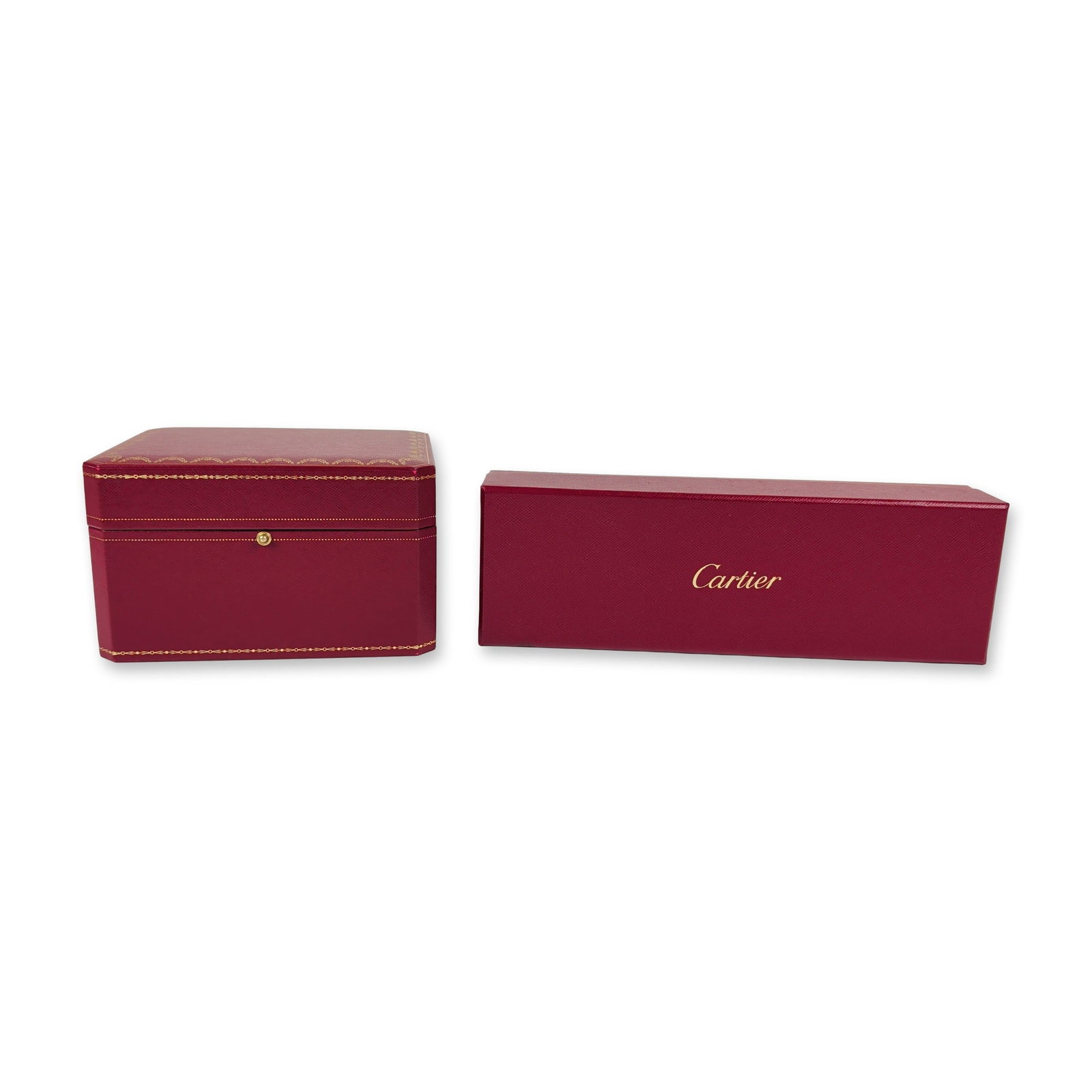 2pc Cartier Red Presentation Box Set (1 of 5)