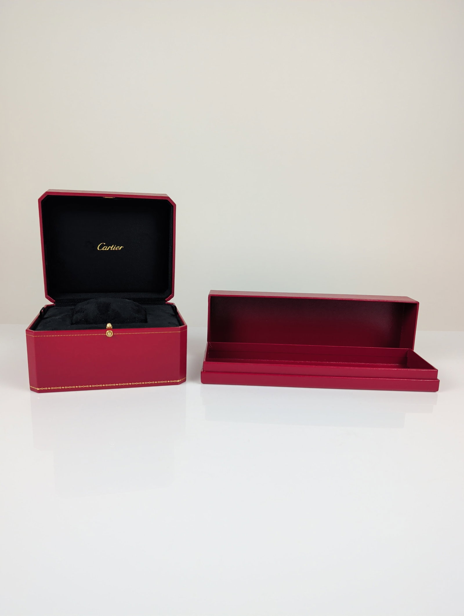 2pc Cartier Red Presentation Box Set - 2