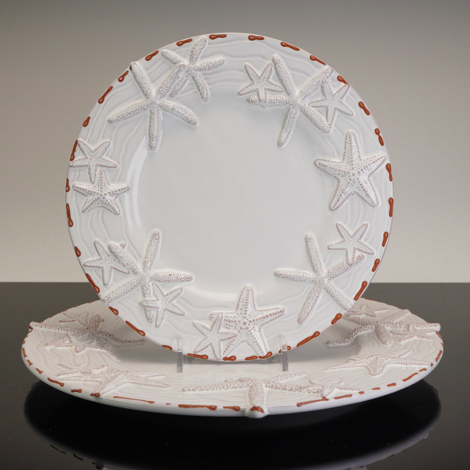 Mud Pie Starfish Three-Piece Dinnerware Set - 2