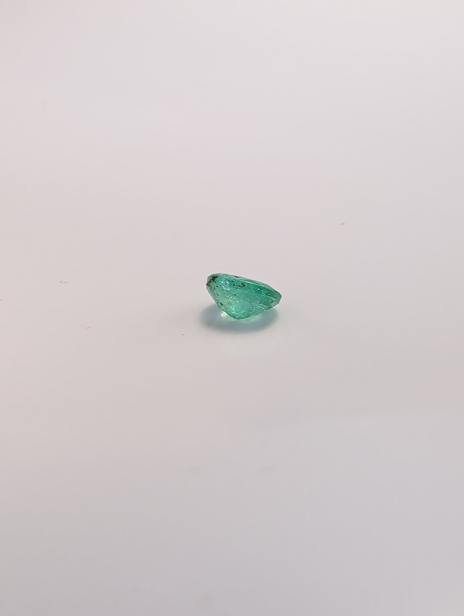 Faceted Round Green Stone - 2