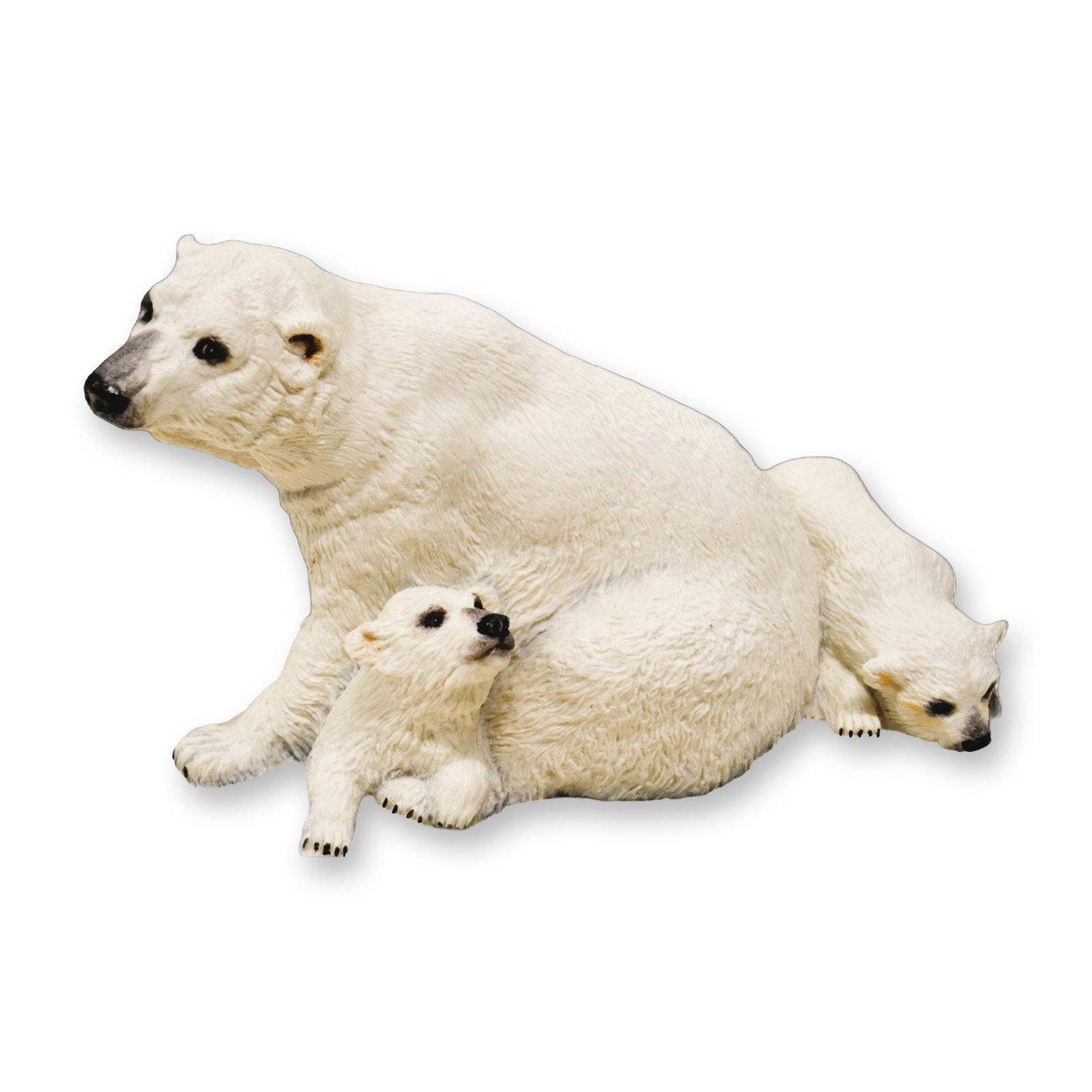 Boehm Porcelain Polar Bear With Cubs Sculpture, 1983 (1 of 6)