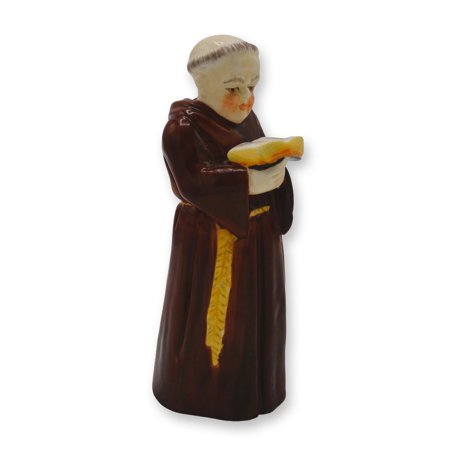 Royal Worcester Porcelain Monk Candle Snuffer, Vintage (1 of 5)