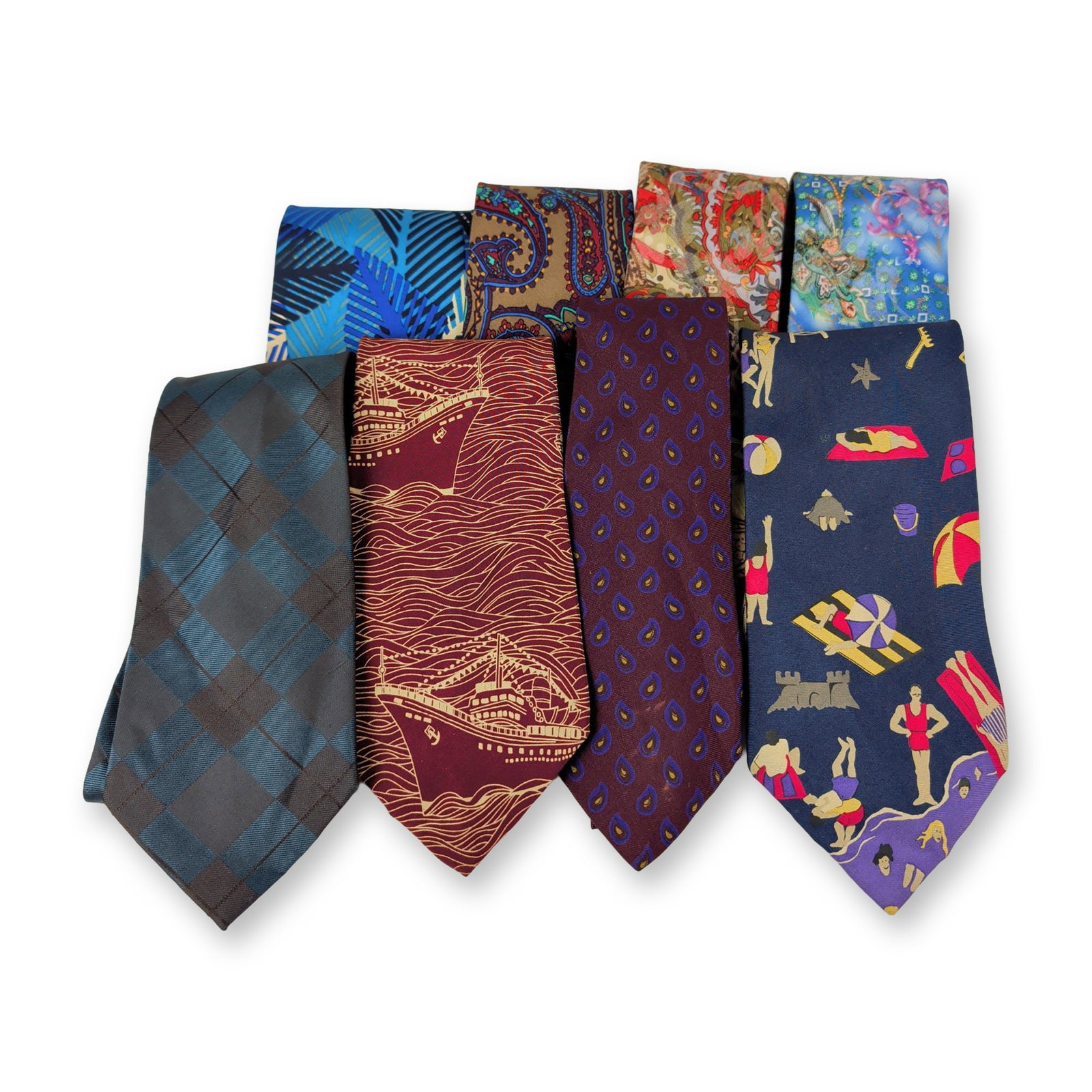 8pc Assorted Perry Ellis Neckties (1 of 5)
