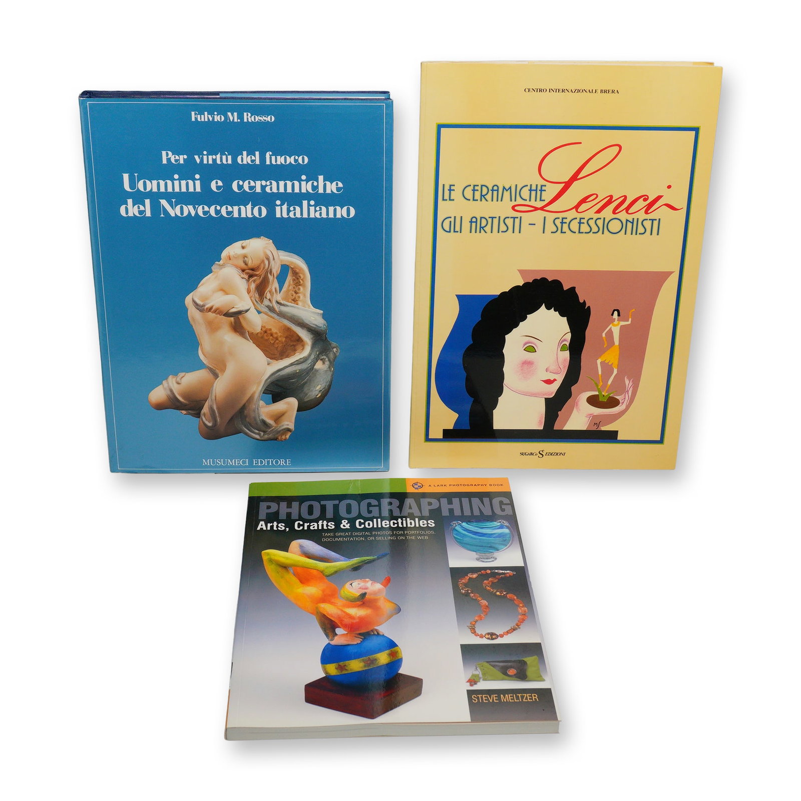 Three Hard and Softcover Books on Italian Ceramics and Photography, Various Publishers, 1983-2007 (1 of 5)