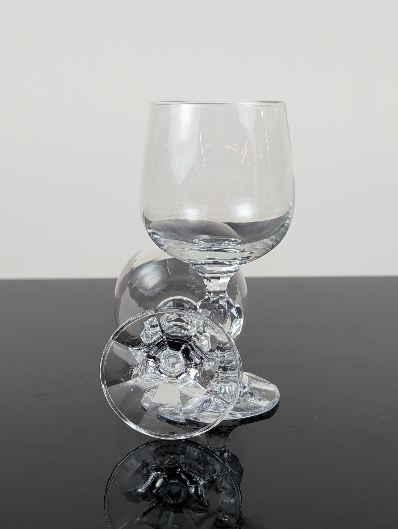 12pc Bohemia Crystal Claudia Pattern Goblets - 3