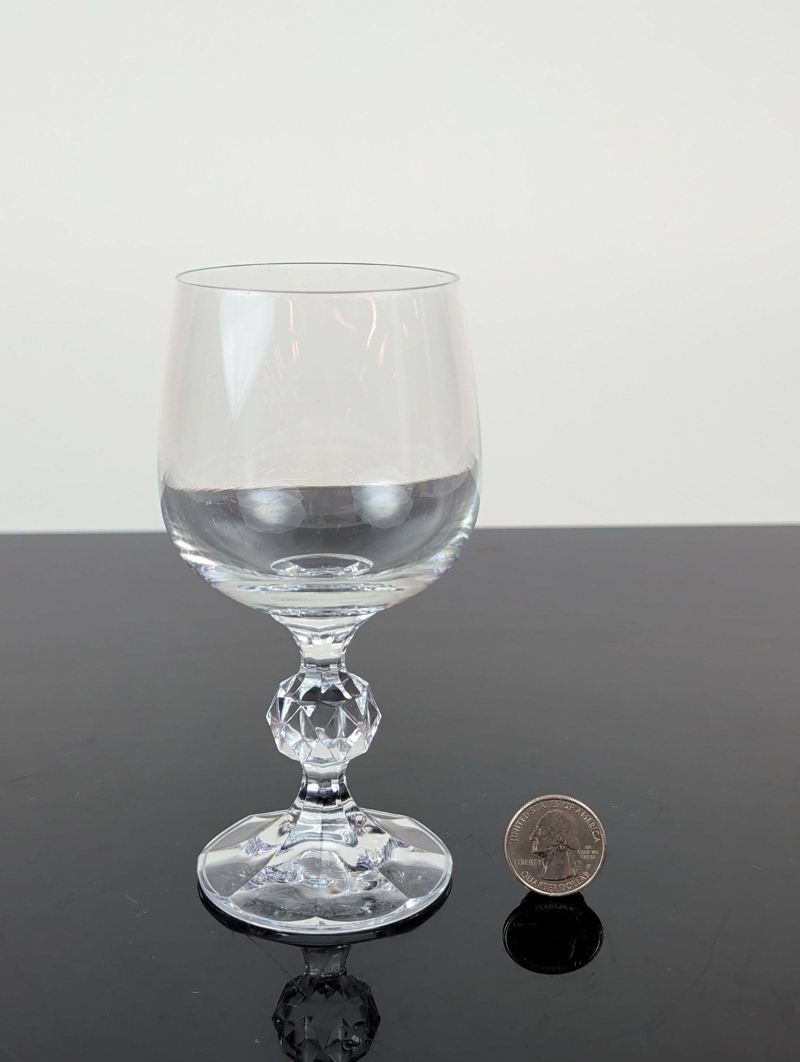 12pc Bohemia Crystal Claudia Pattern Goblets - 4