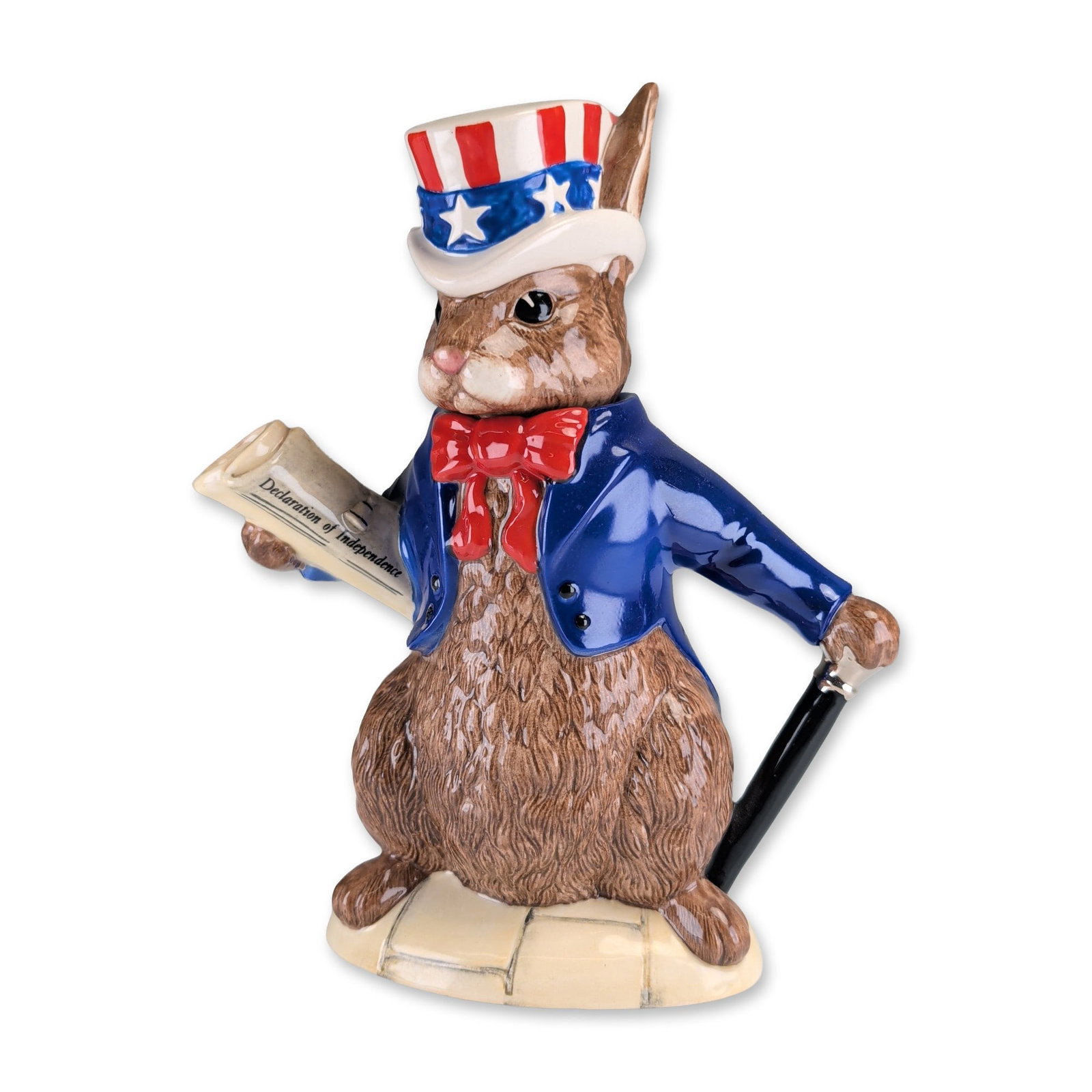 Royal Doulton Bunnykins USA President Ceramic Teapot Model D 6996 (1 of 3)