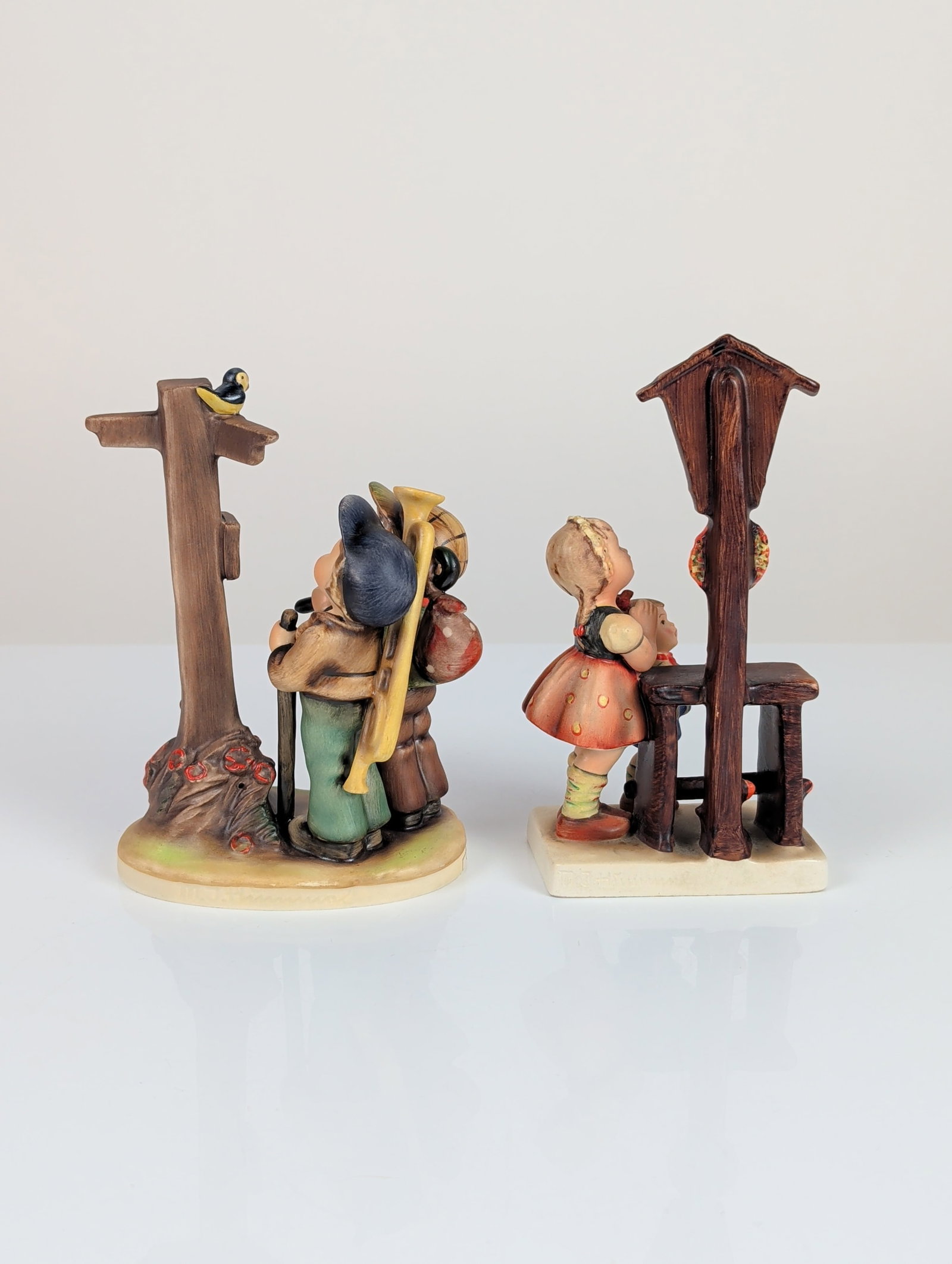 2pc Goebel Hummel Earthenware Figurines - 2