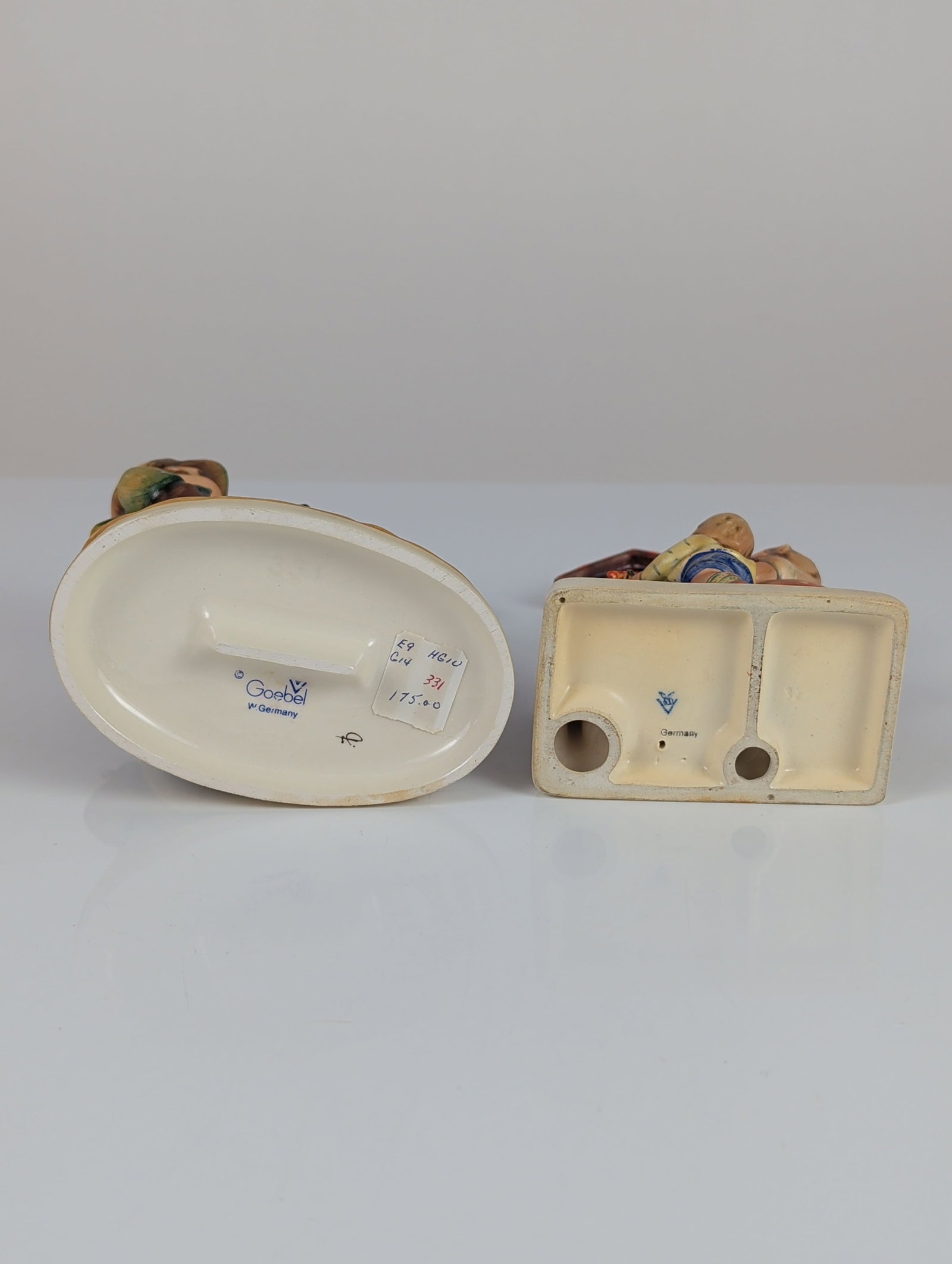 2pc Goebel Hummel Earthenware Figurines - 5