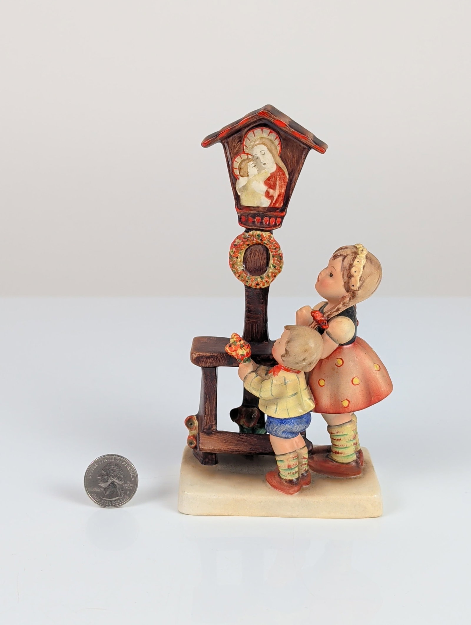 2pc Goebel Hummel Earthenware Figurines - 6