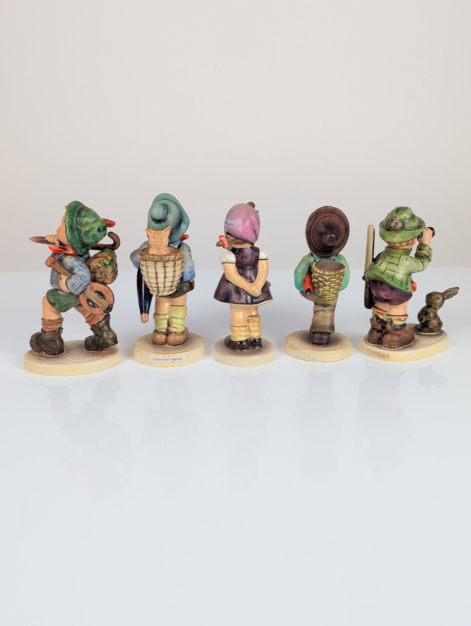 5pc Goebel Hummel Earthenware Figurines - 2
