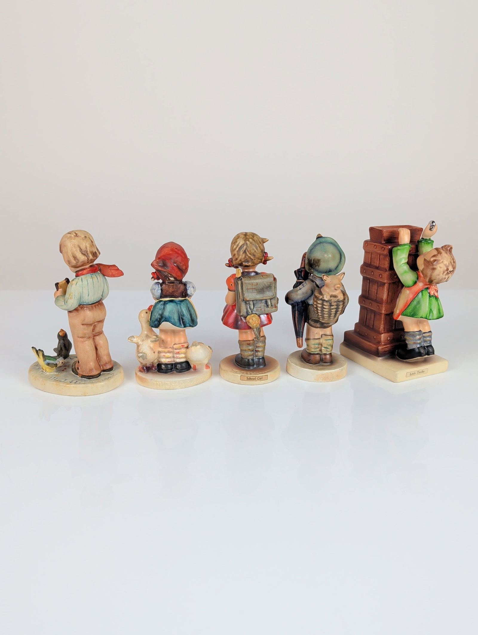5pc Goebel Hummel Earthenware Figurines - 2