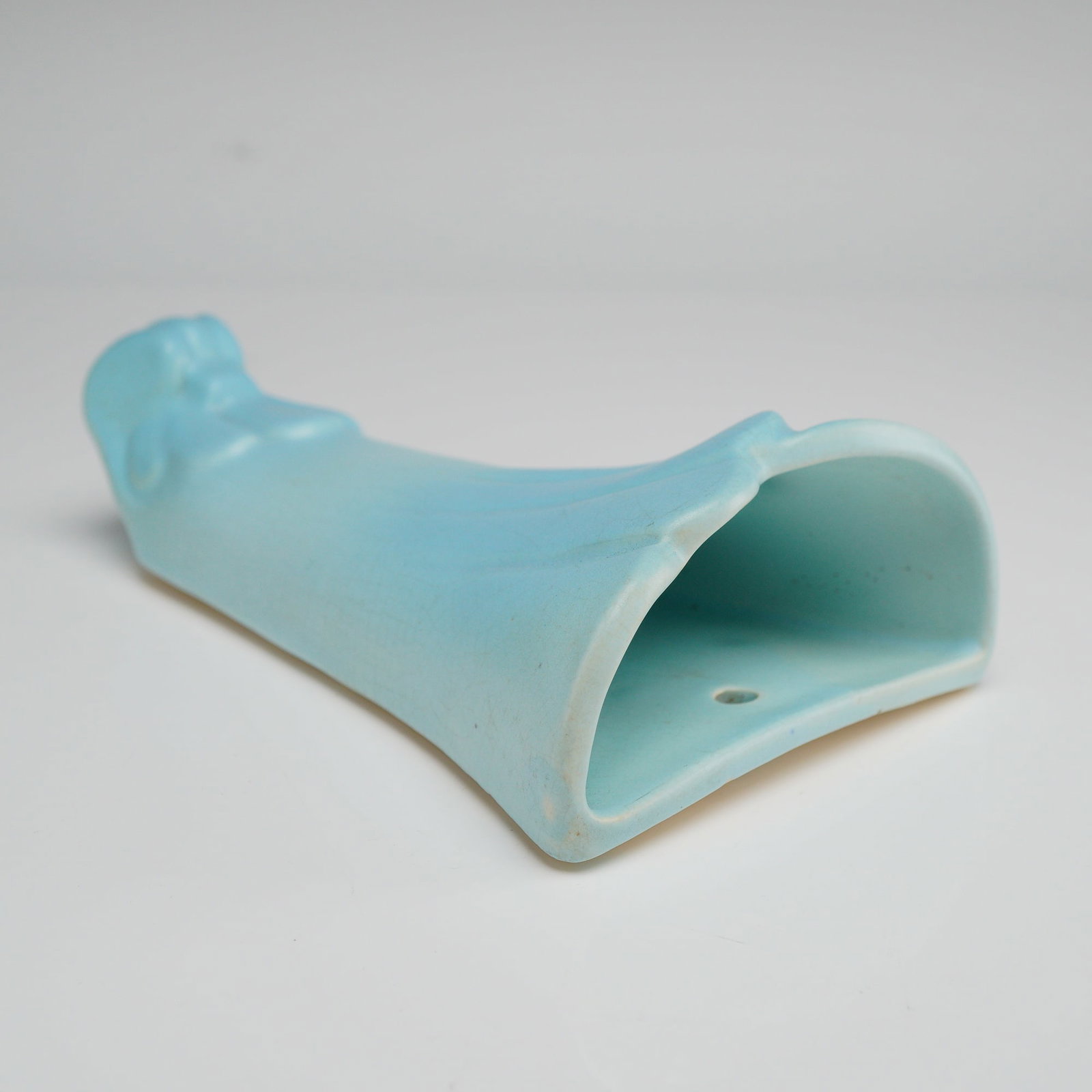 Matte Blue Shell Wall Pocket - 2