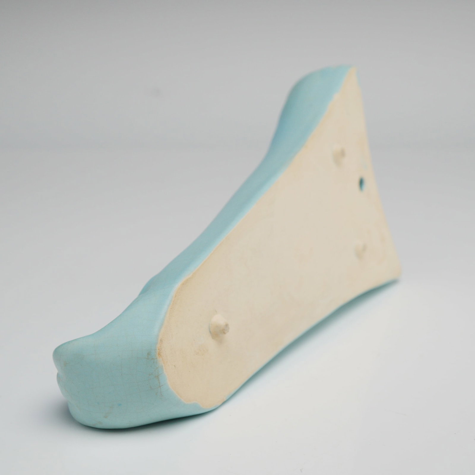 Matte Blue Shell Wall Pocket - 3