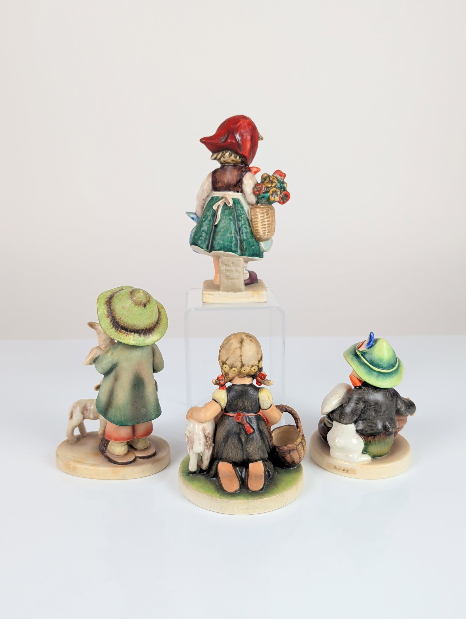 4pc Goebel Hummel Earthenware Figurines - 2