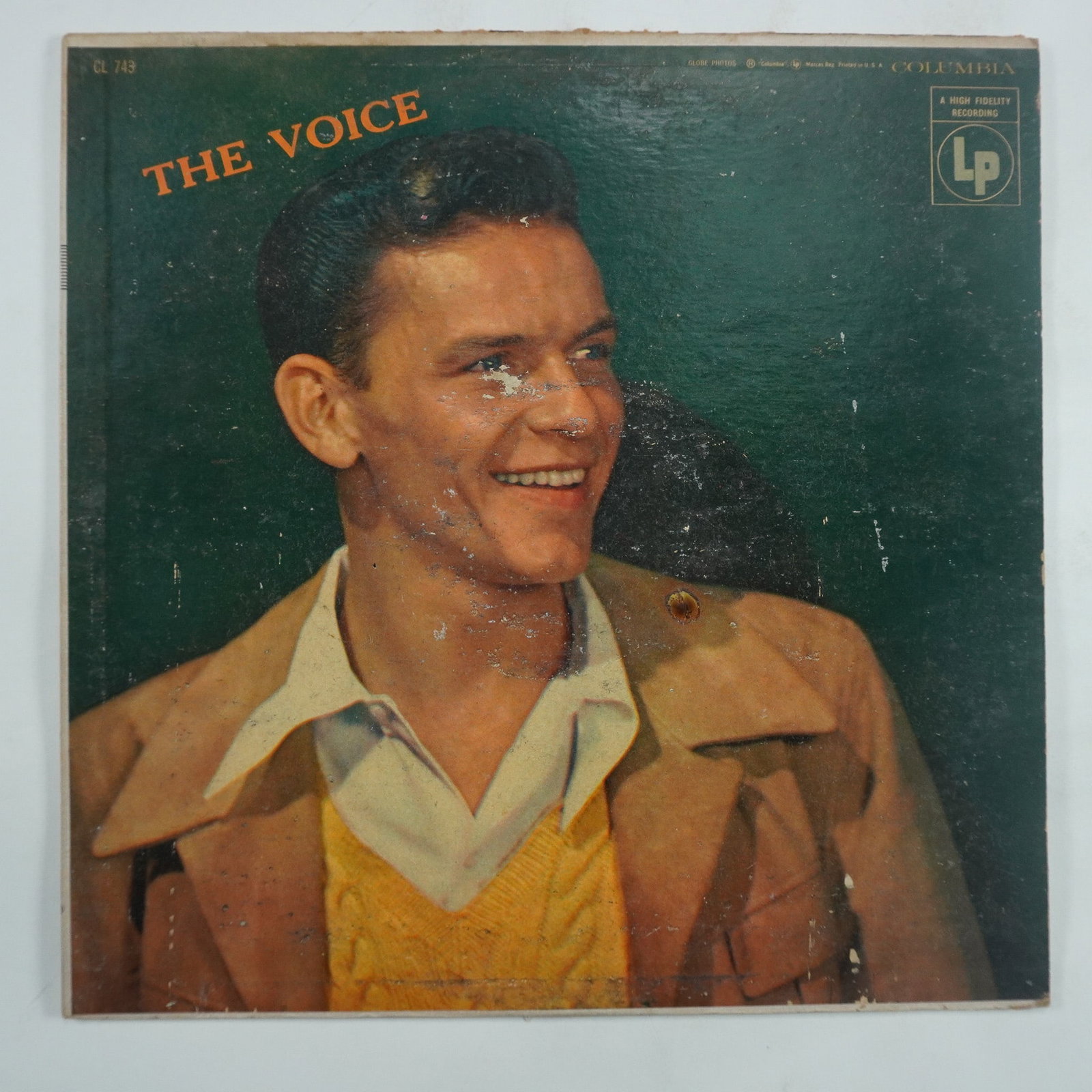 Columbia Records, Vintage Vinyl Record, Frank Sinatra The Voice (1 of 3)