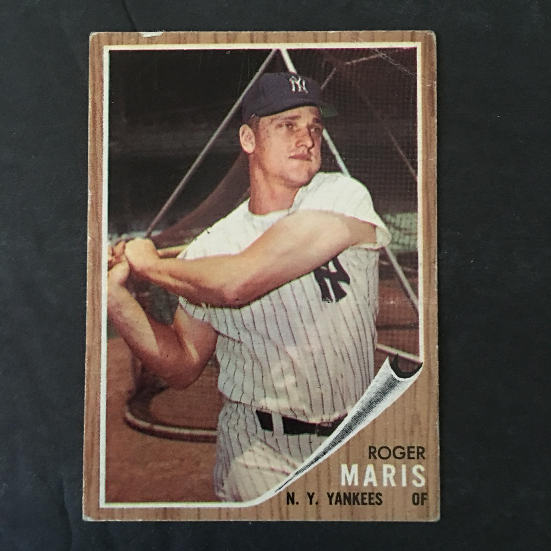 1962 ROGER MARIS BASEBALL CARD #1 *BOOK VALUE $500* (1 of 2)