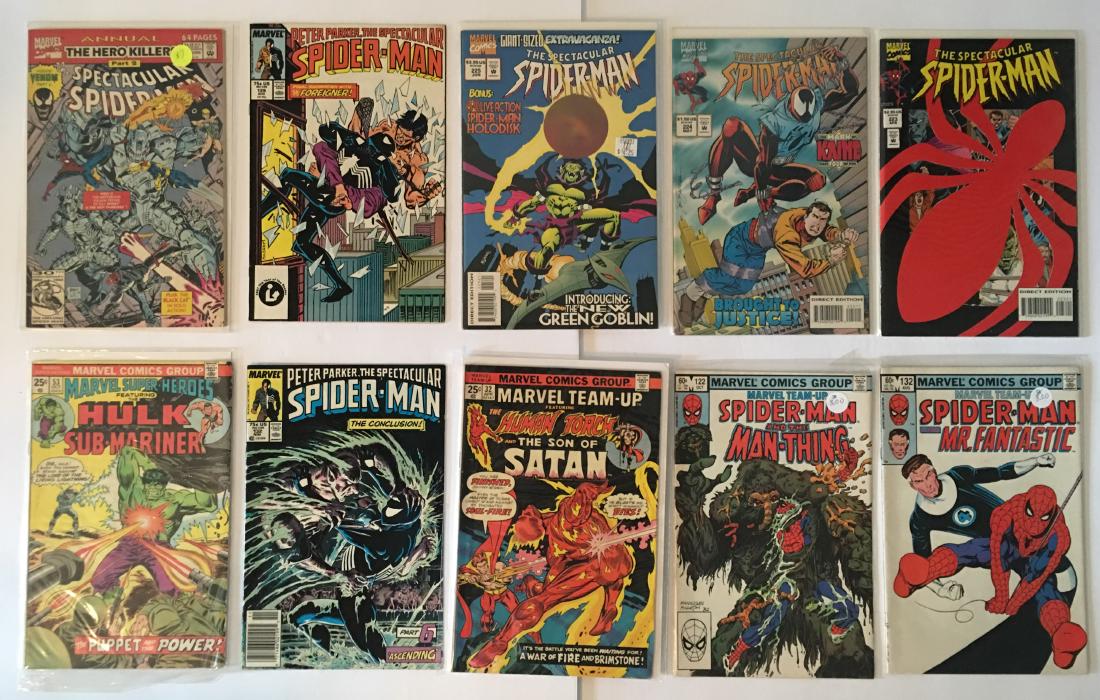 (10) MARVEL COMICS SPIDER MAN ASSORTED COMIC BOOKS (1 of 1)