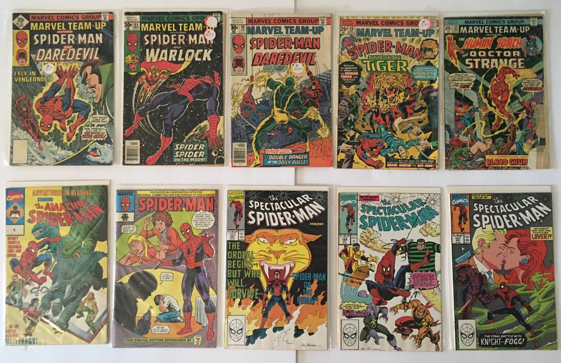 (10) MARVEL COMICS SPIDER MAN ASSORTED COMIC BOOKS (1 of 1)