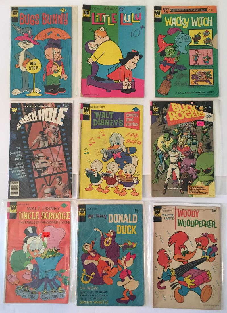VINTAGE WHITMAN ASSORTED COMIC BOOKS LOT OF (9) (1 of 1)