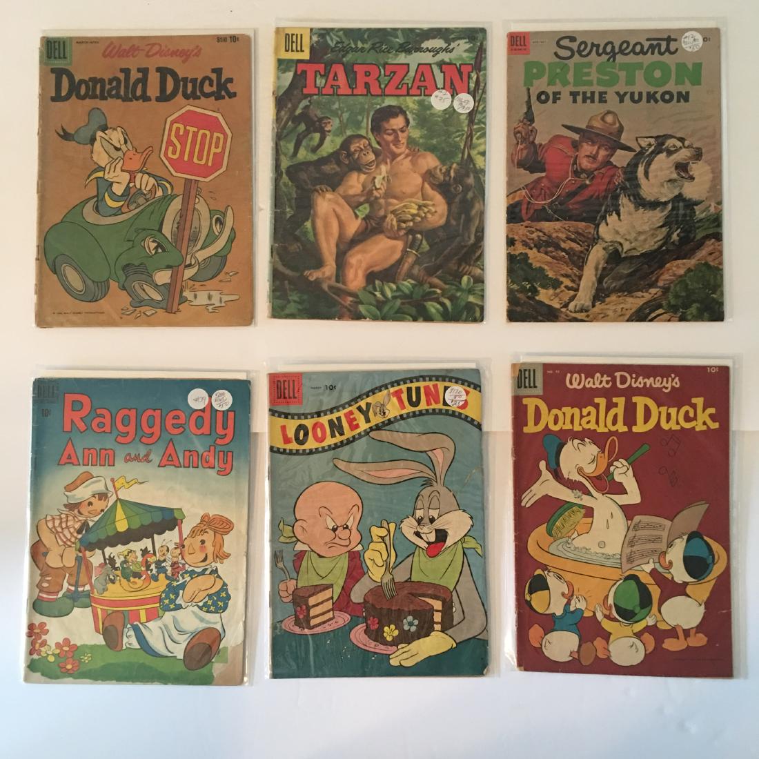 VINTAGE DELL ASSORTED COMIC BOOKS LOT OF (6) (1 of 1)