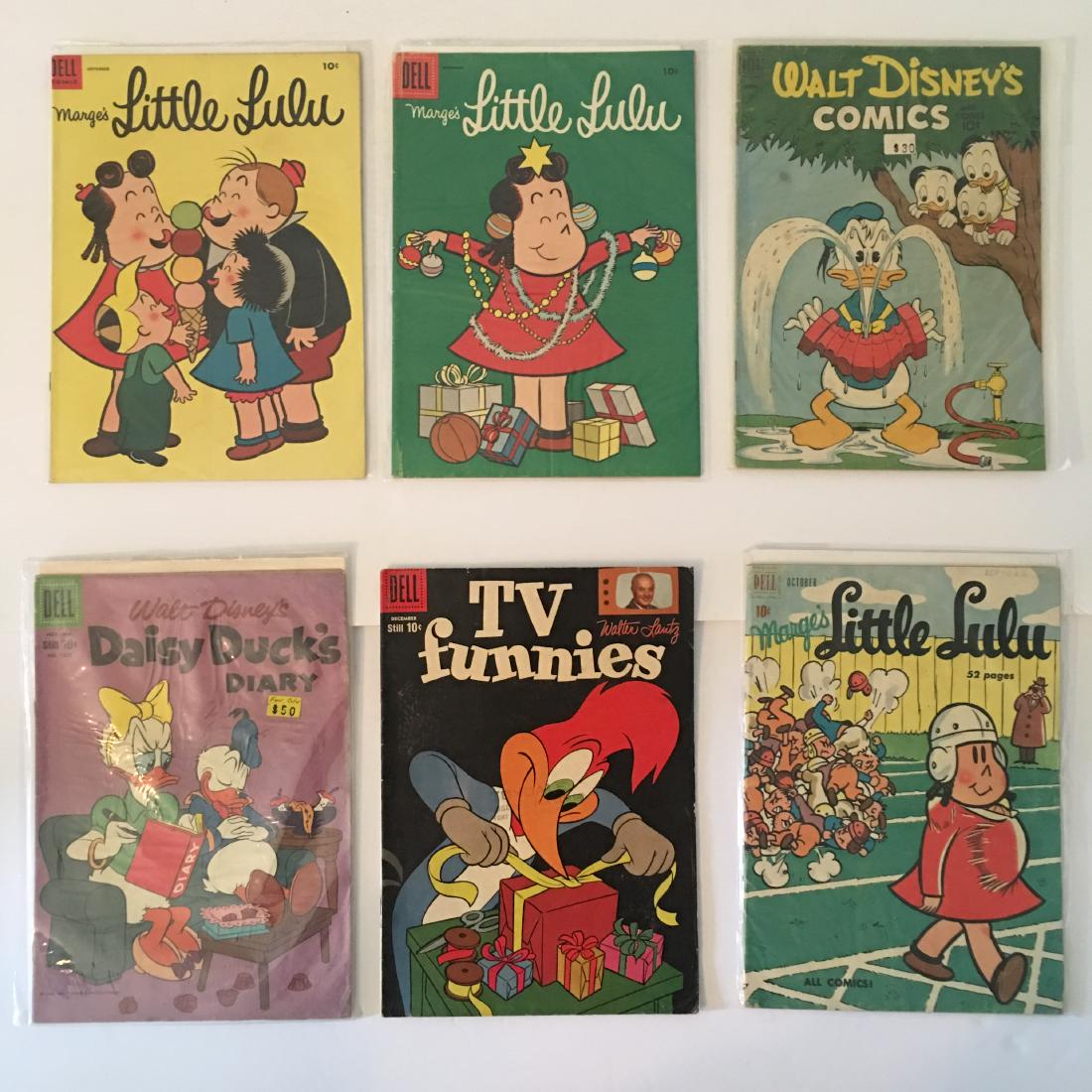 VINTAGE DELL ASSORTED COMIC BOOKS LOT OF (6) (1 of 1)