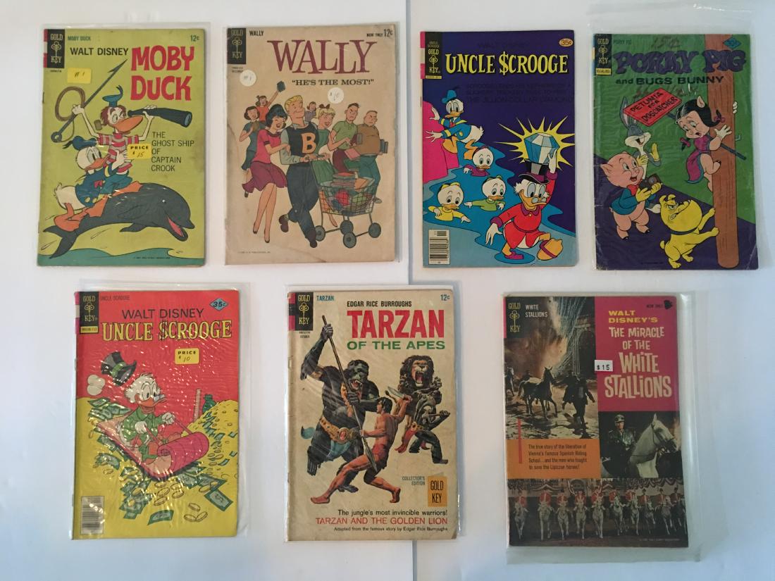 VINTAGE ASSORTED GOLD KEY COMIC BOOKS LOT OF (7) (1 of 1)